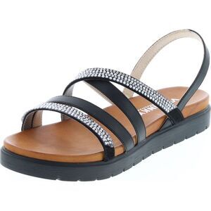 Via Pinky FALLON-02 Black Womens sandals 8 NEW